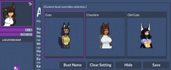 Bust Name reveal with custom bust